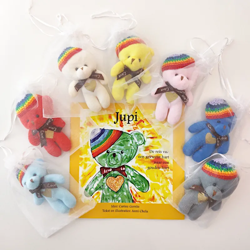Jupi Boekjes met beertje met ABC hartje